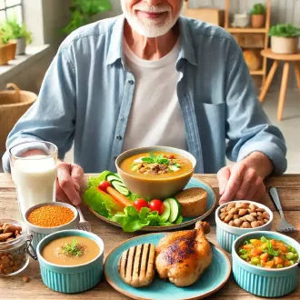 Importance protein age adult age - nutrition geriatrics