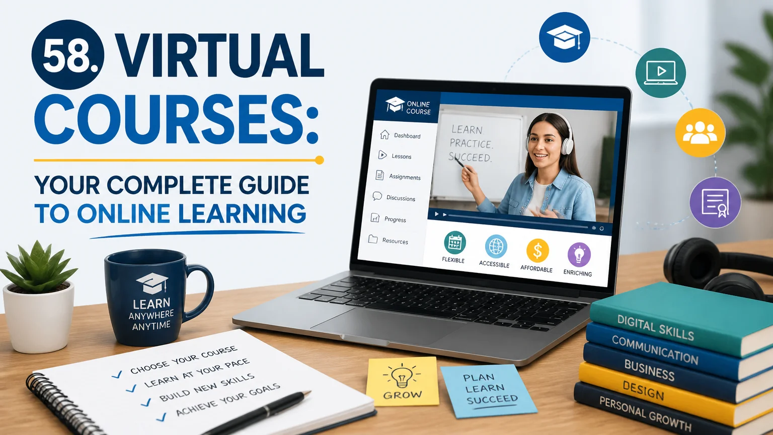 58. virtual courses: your complete guide to online learning -  cursos baratos