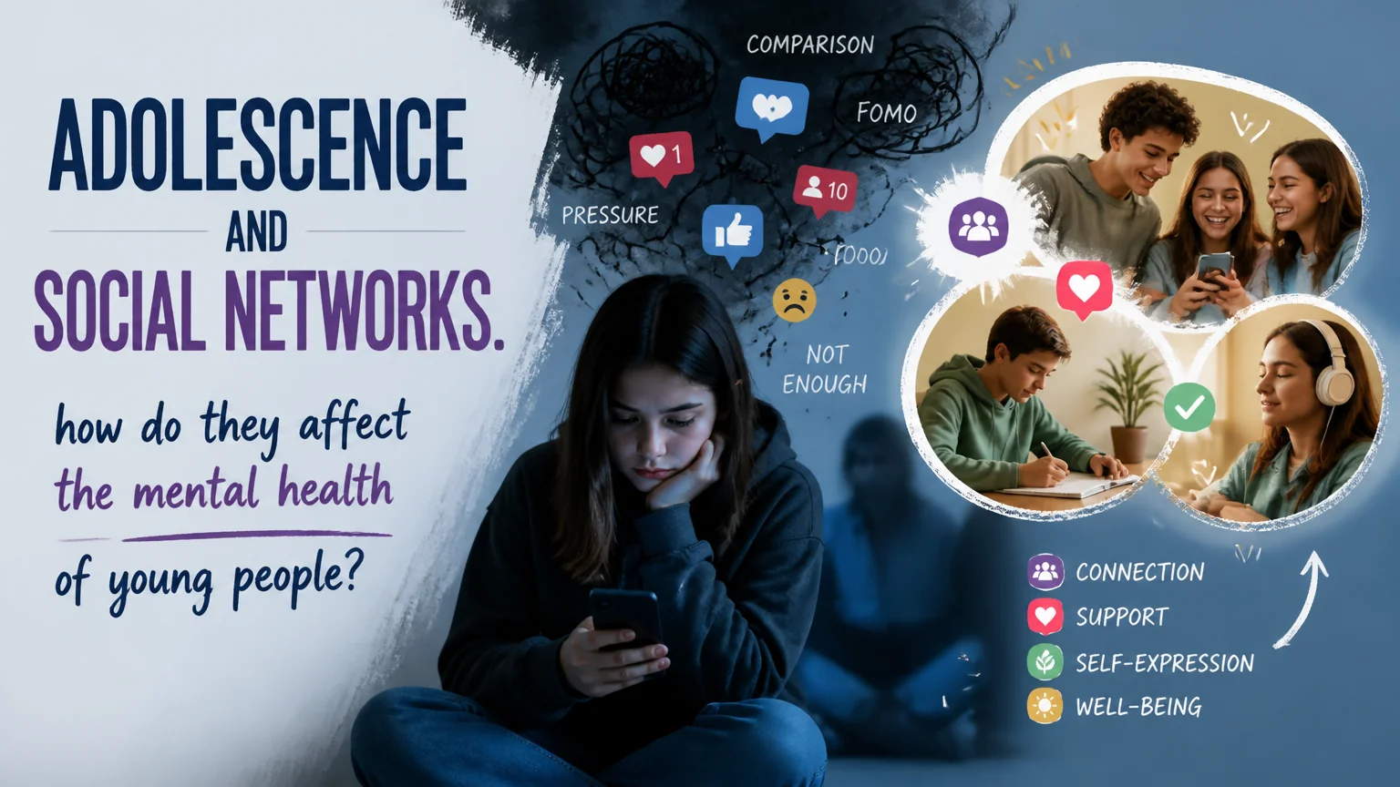Adolescence and social networks. how do they affect the mental health of young people?