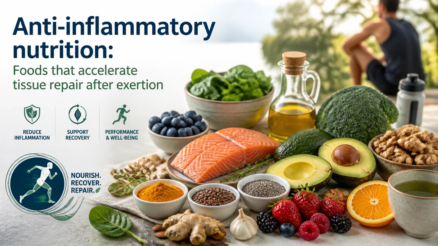 Anti-inflammatory nutrition: foods that accelerate tissue repair after exertion - sports coach