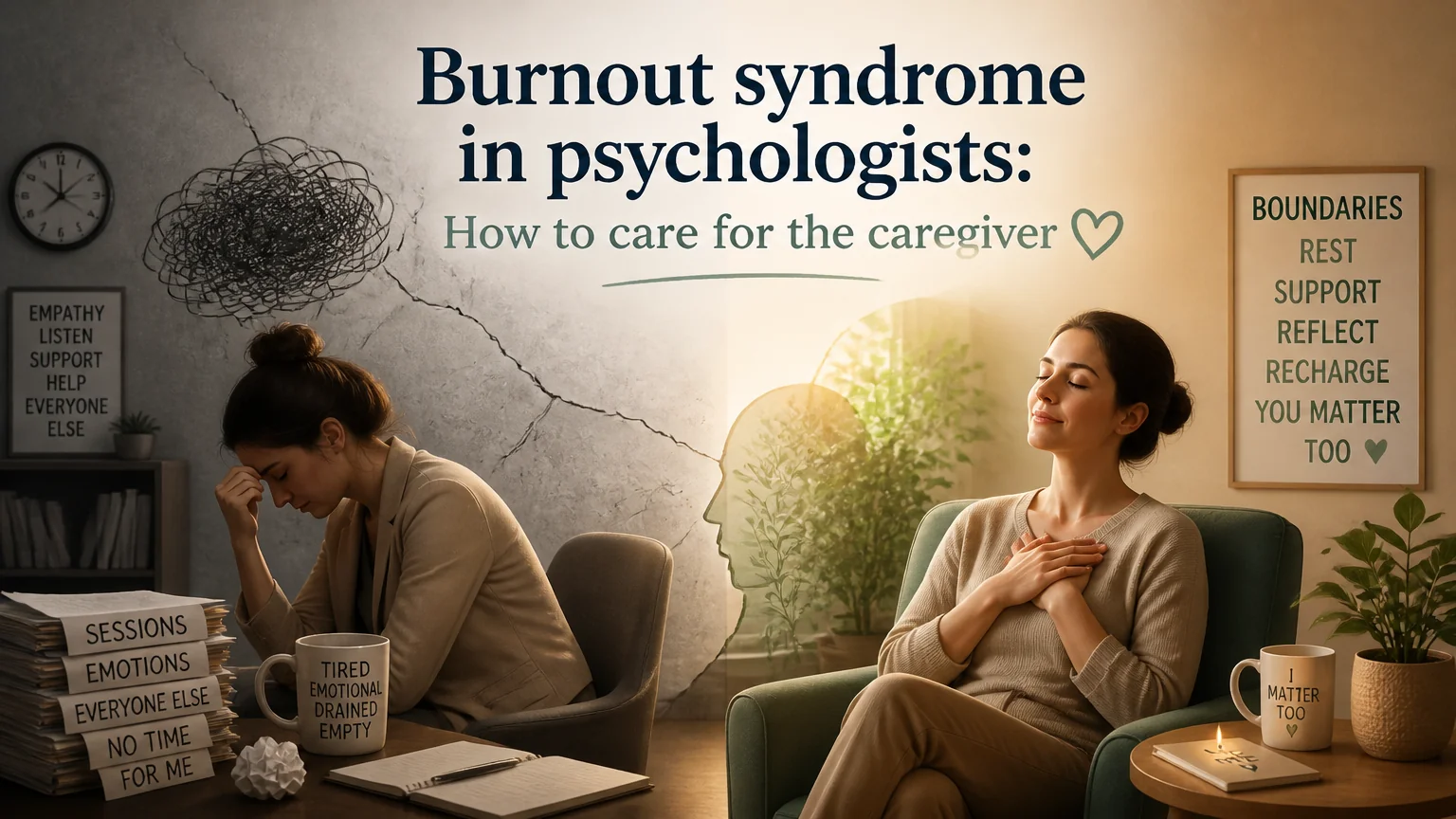 Burnout syndrome in psychologists: how to care for the caregiver - practical psychology