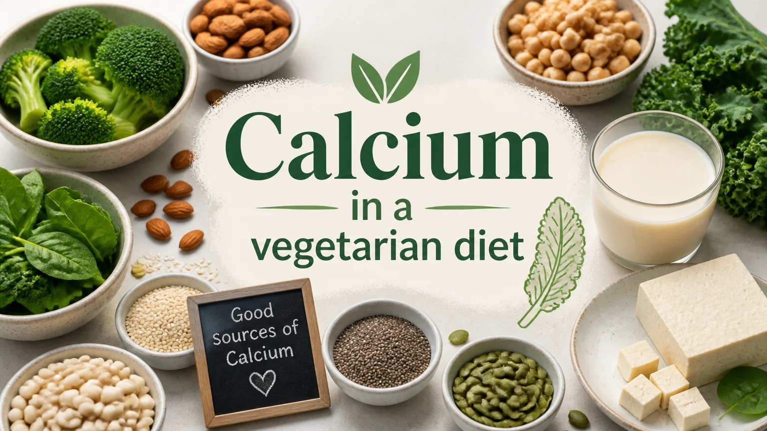Calcium in a vegetarian diet - nutrition vegetarian