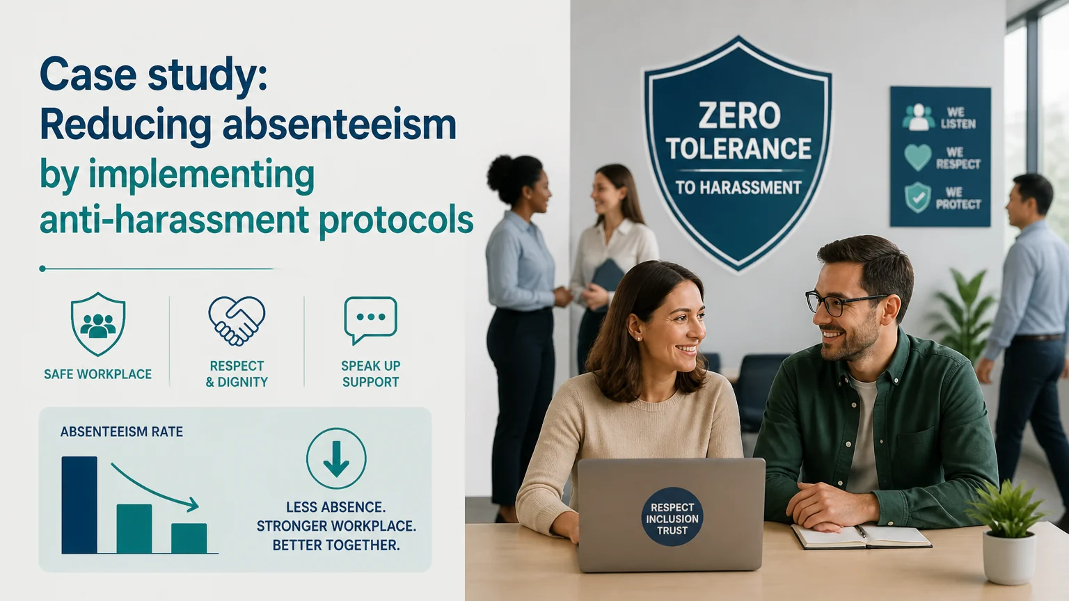 Case study: reducing absenteeism by implementing anti-harassment protocols - workplace harassment