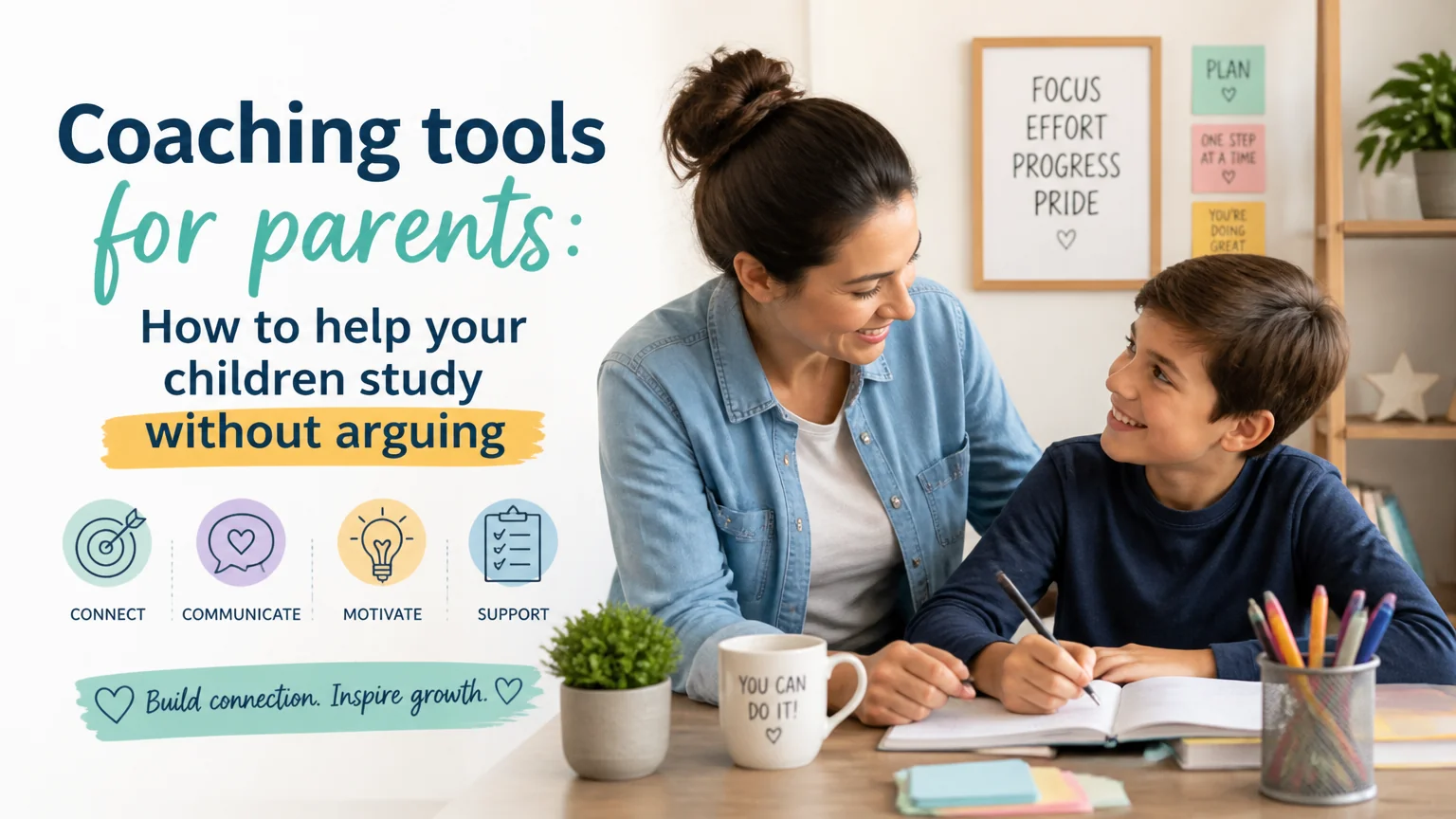 Coaching tools for parents: how to help your children study without arguing - educational coach