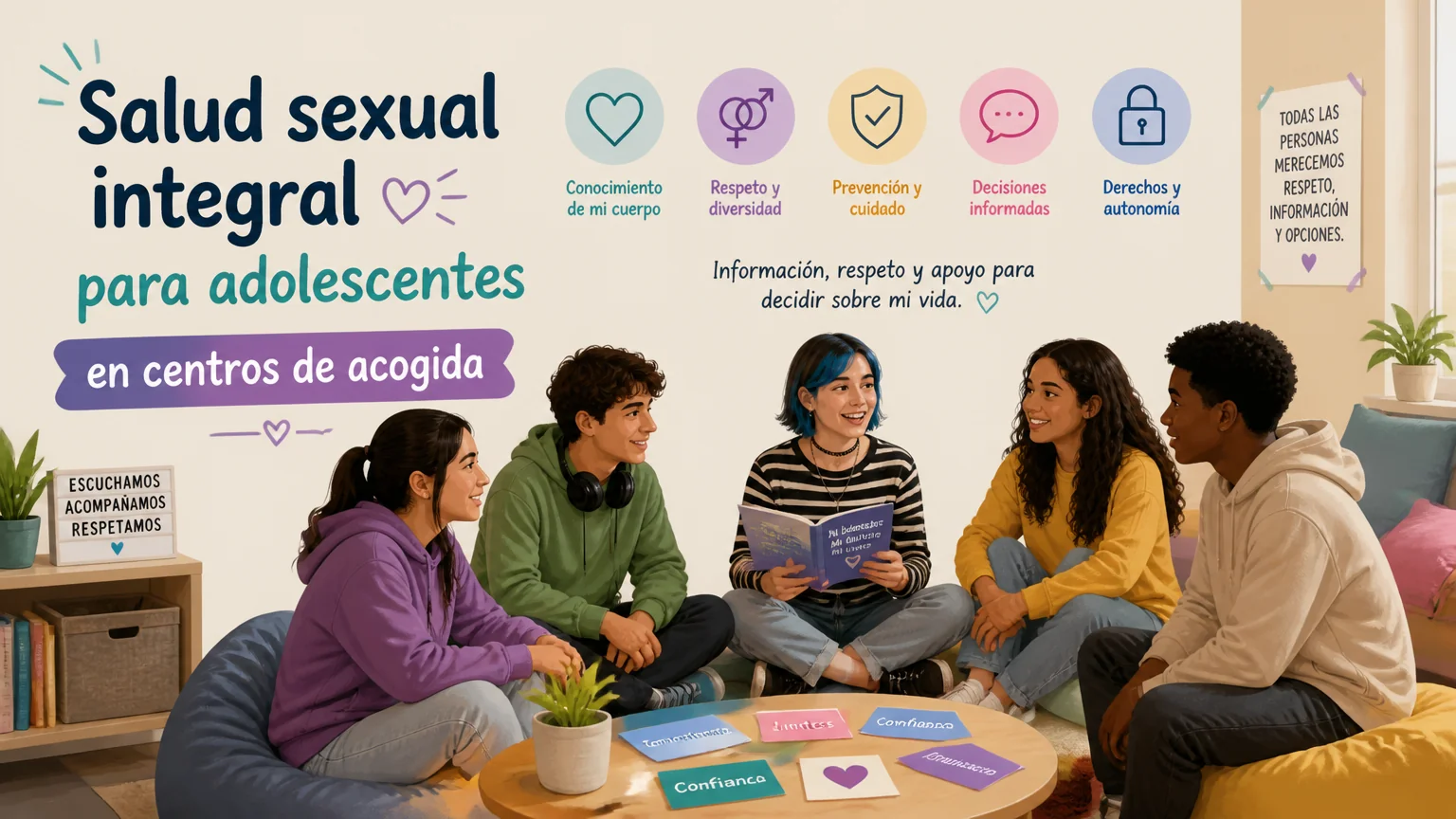 Comprehensive sexual health for adolescents in shelter facilities - sexuality center reception