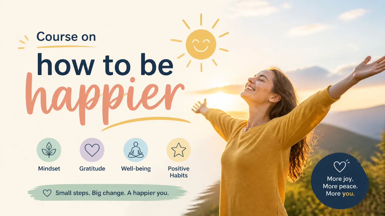 Course on how to be happier - quality life
