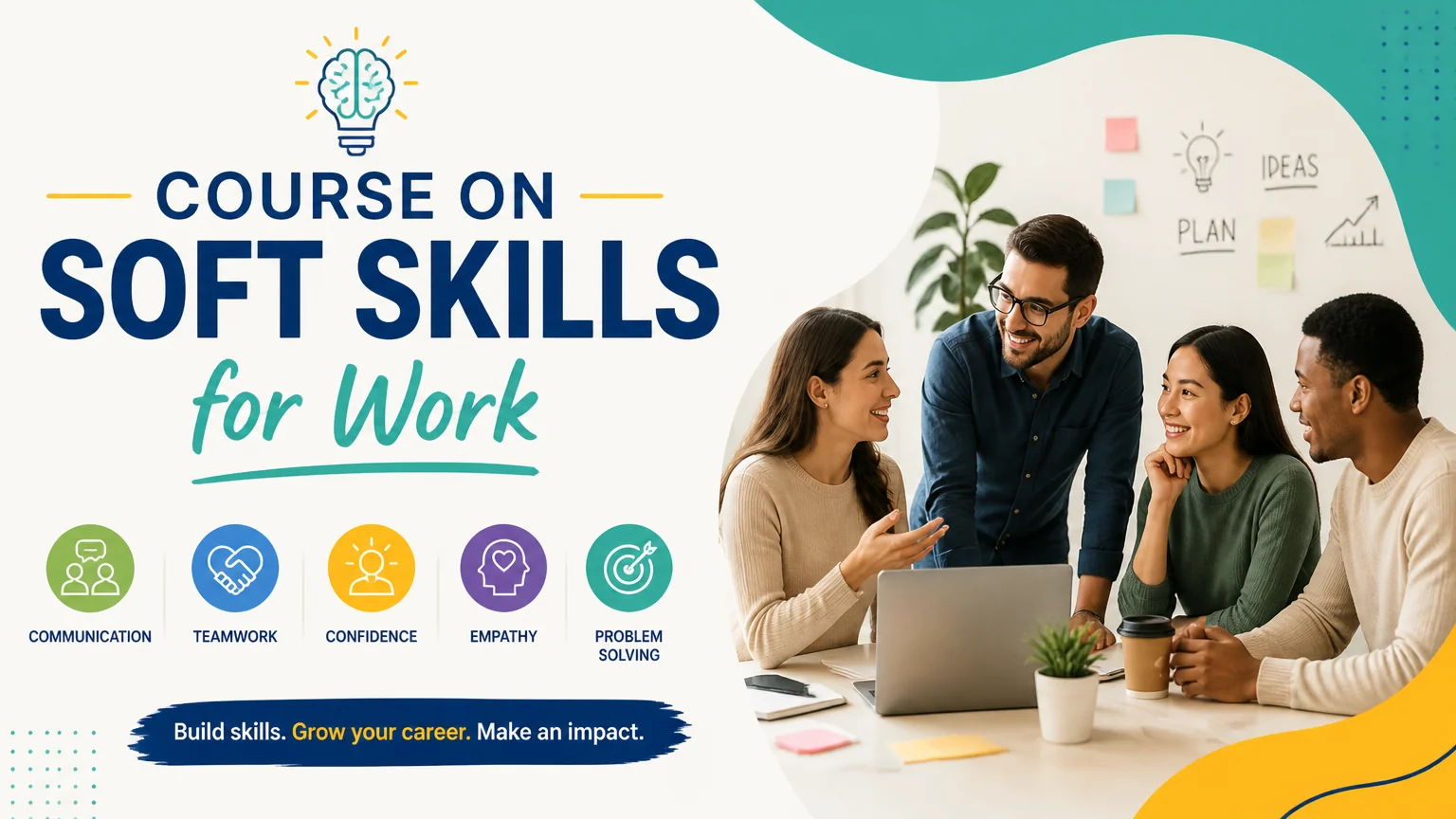 Course on soft skills for work - quality life