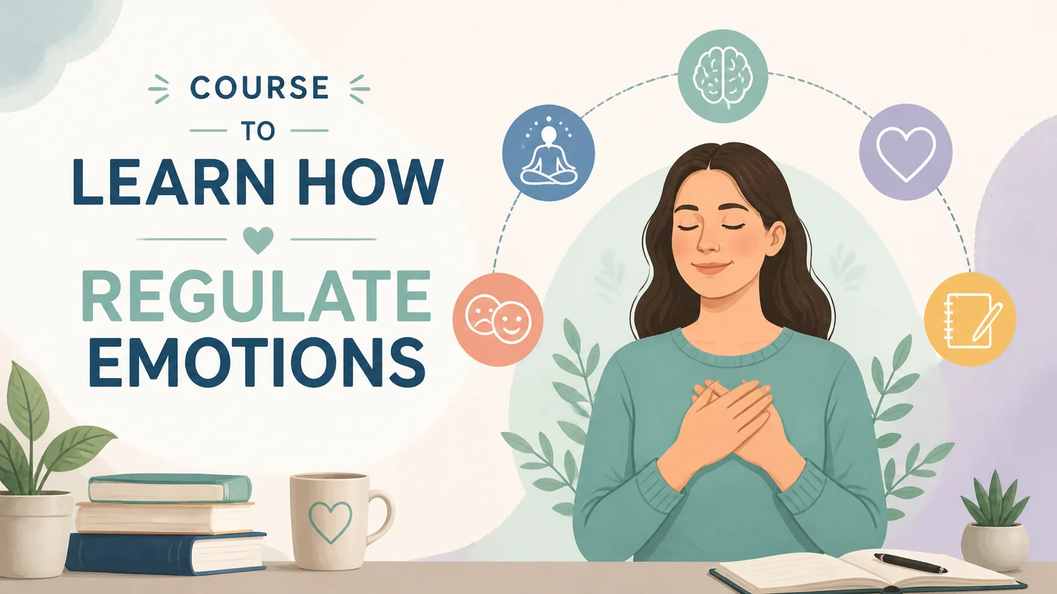Course to learn how to regulate emotions - sadness happiness