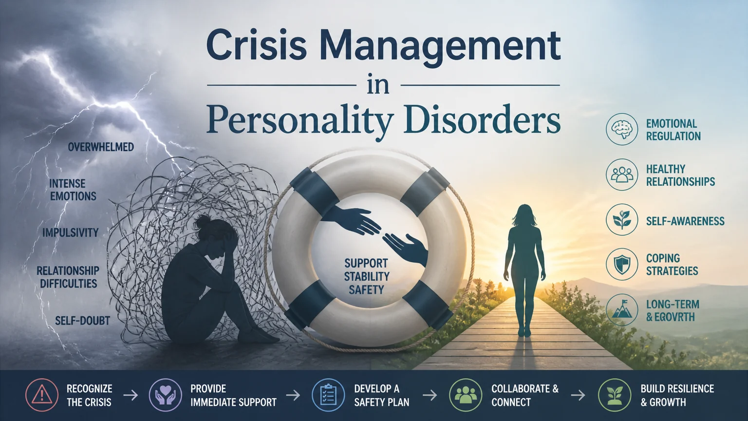Crisis management in personality disorders