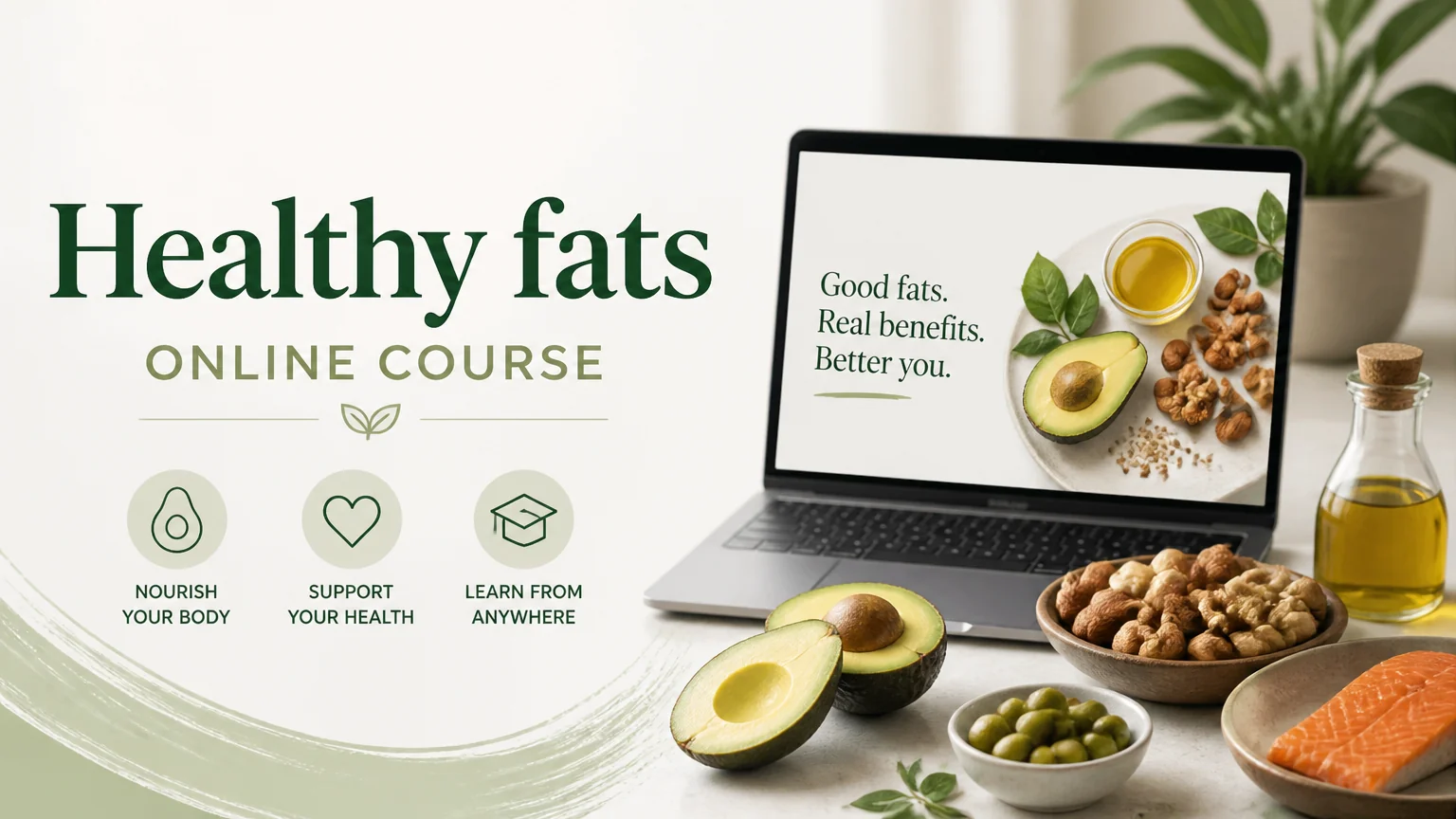 Healthy fats online course - ketogenic nutrition