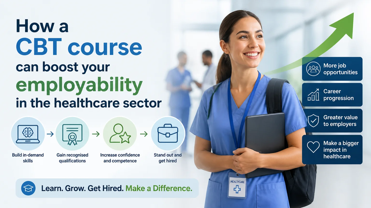 How a cbt course can boost your employability in the healthcare sector