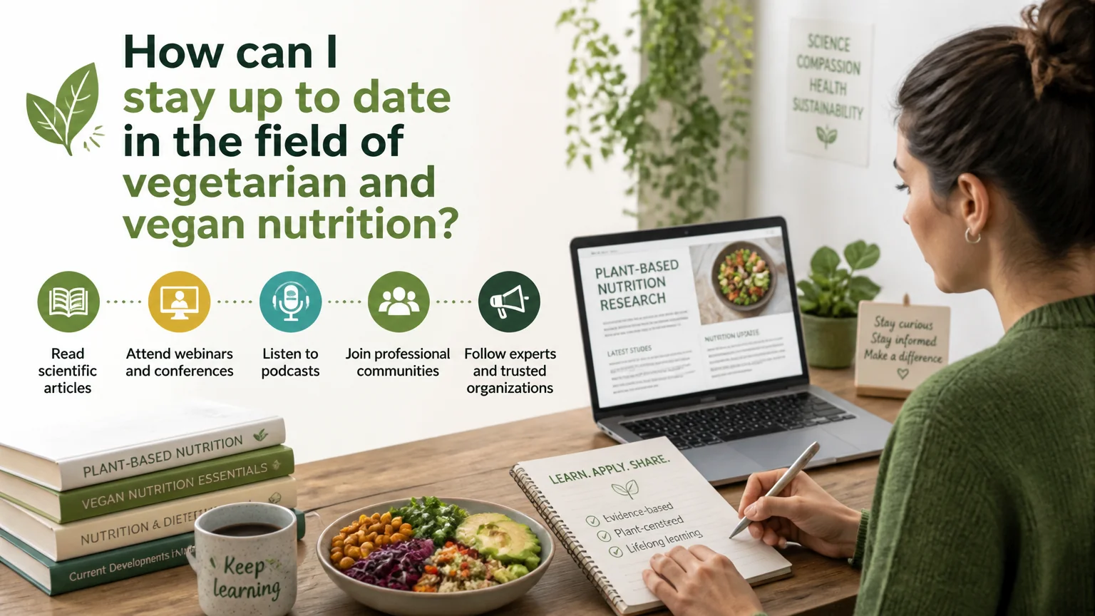 How can i stay up to date in the field of vegetarian and vegan nutrition? - nutrition vegetarian