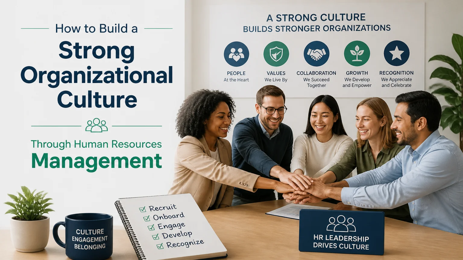 How to build a strong organizational culture through human resources management - human resources management