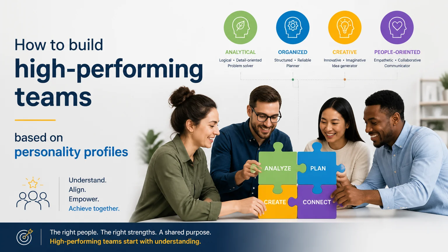 How to build high-performing teams based on personality profiles