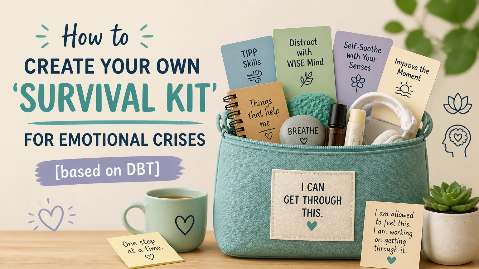 How to create your own 'survival kit' for emotional crises [based on dbt]