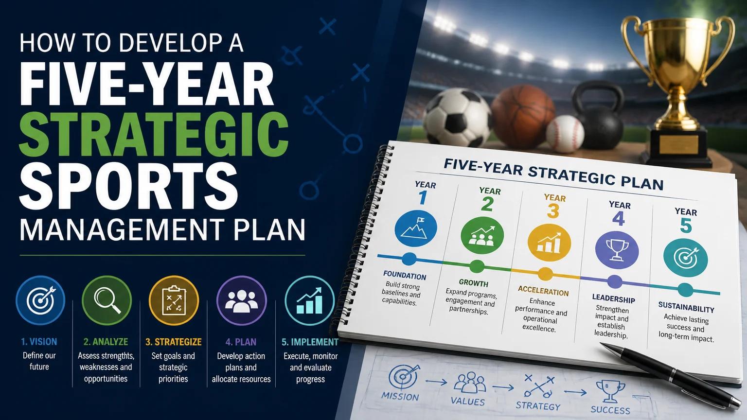 How to develop a five-year strategic sports management plan - sports management