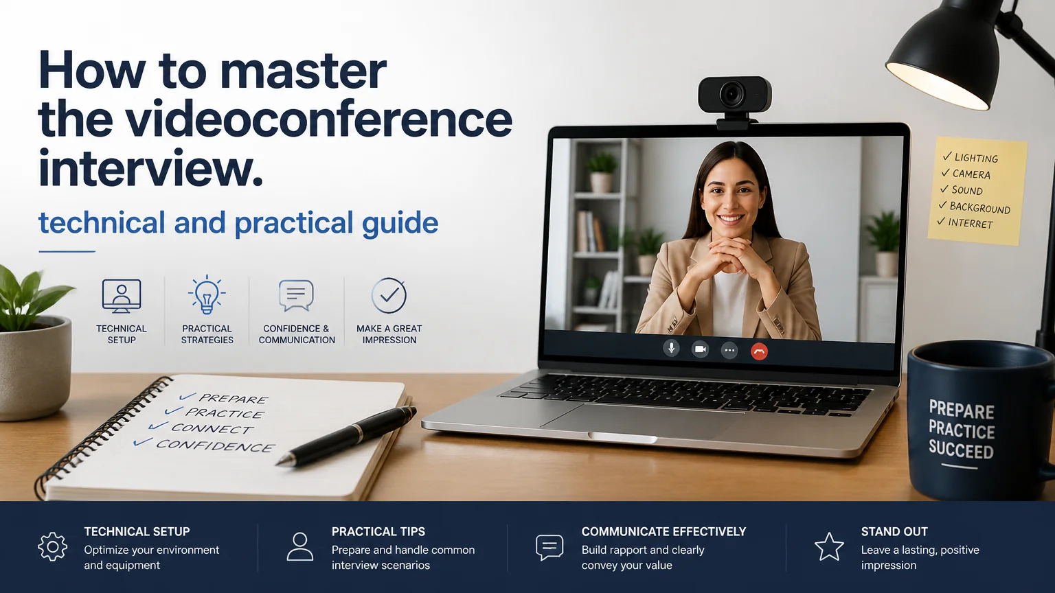 How to master the videoconference interview. technical and practical guide - job interview