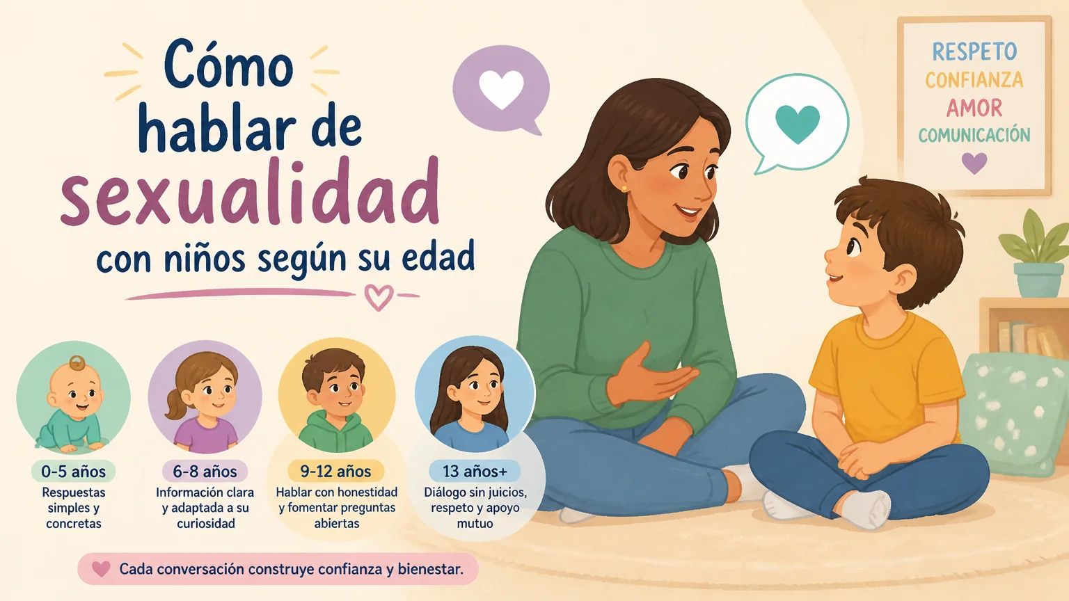 How to talk about sexuality with children based on their age - education sexual childhood
