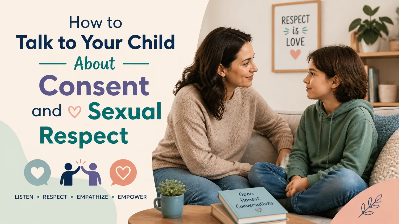 How to talk to your child about consent and sexual respect - talking about sex child