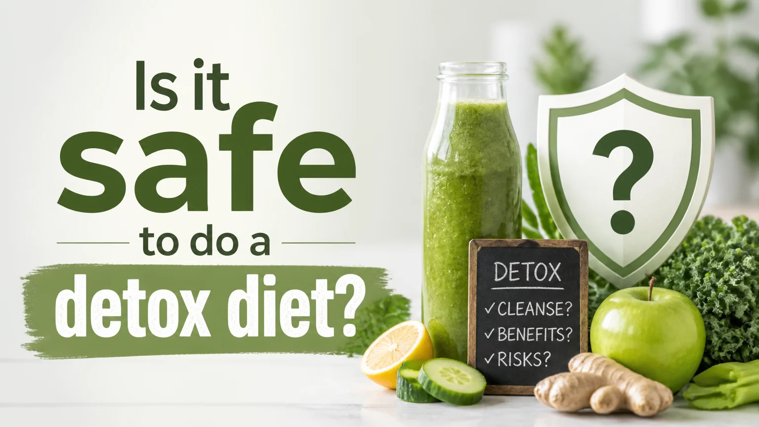 Is it safe to do a detox diet? - nutrition detox