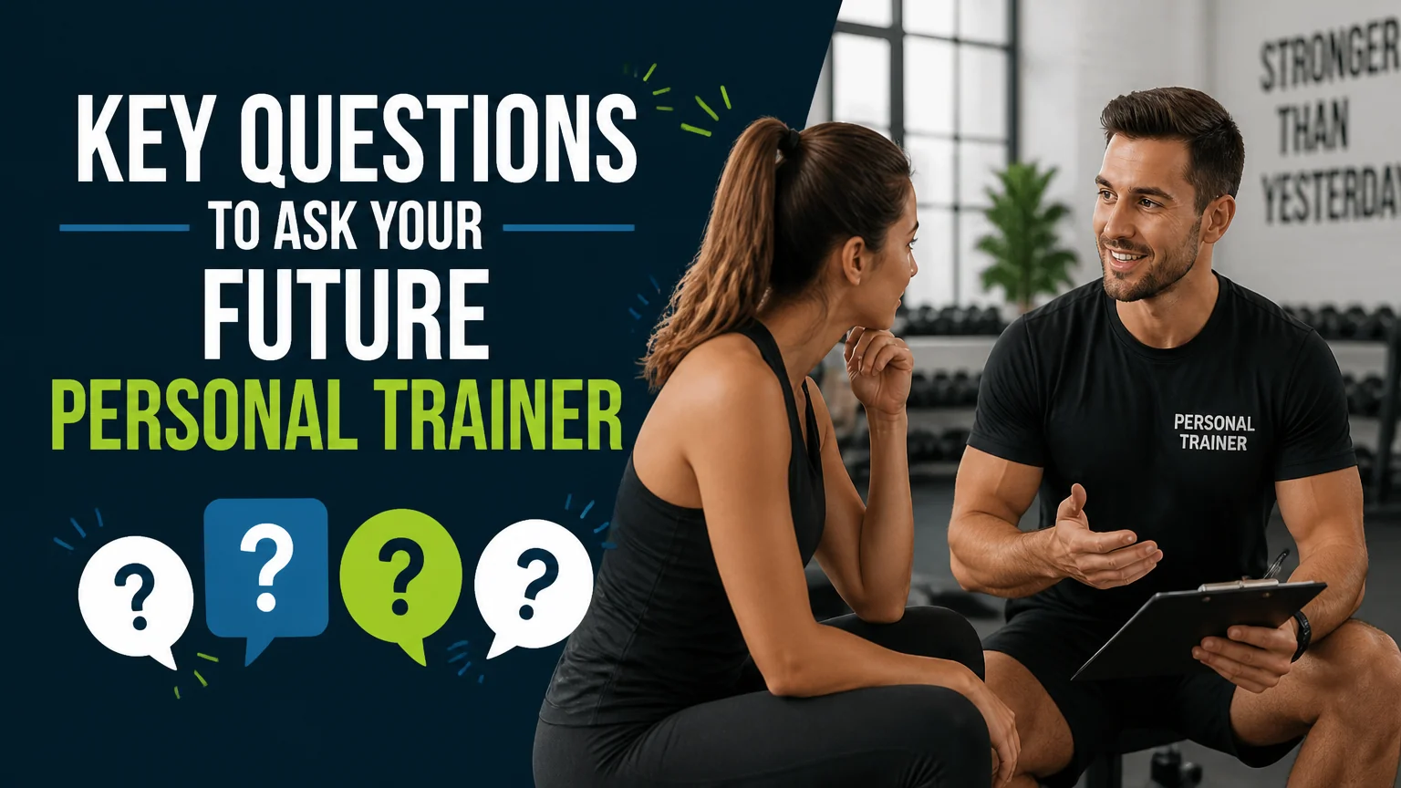 Key questions to ask your future personal trainer
