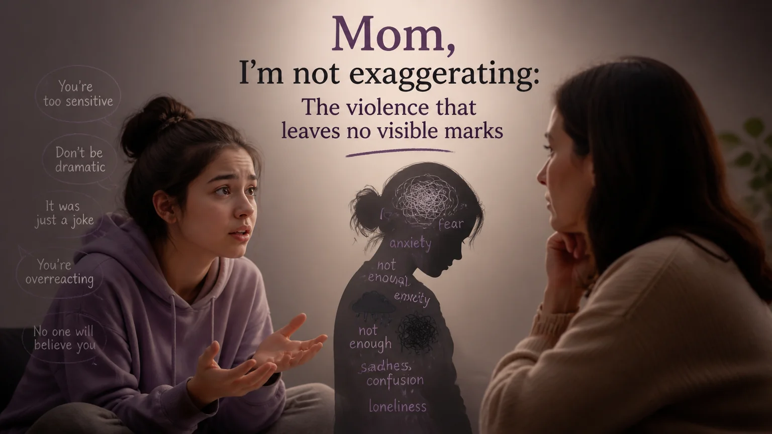 Mom, i'm not exaggerating: the violence that leaves no visible marks