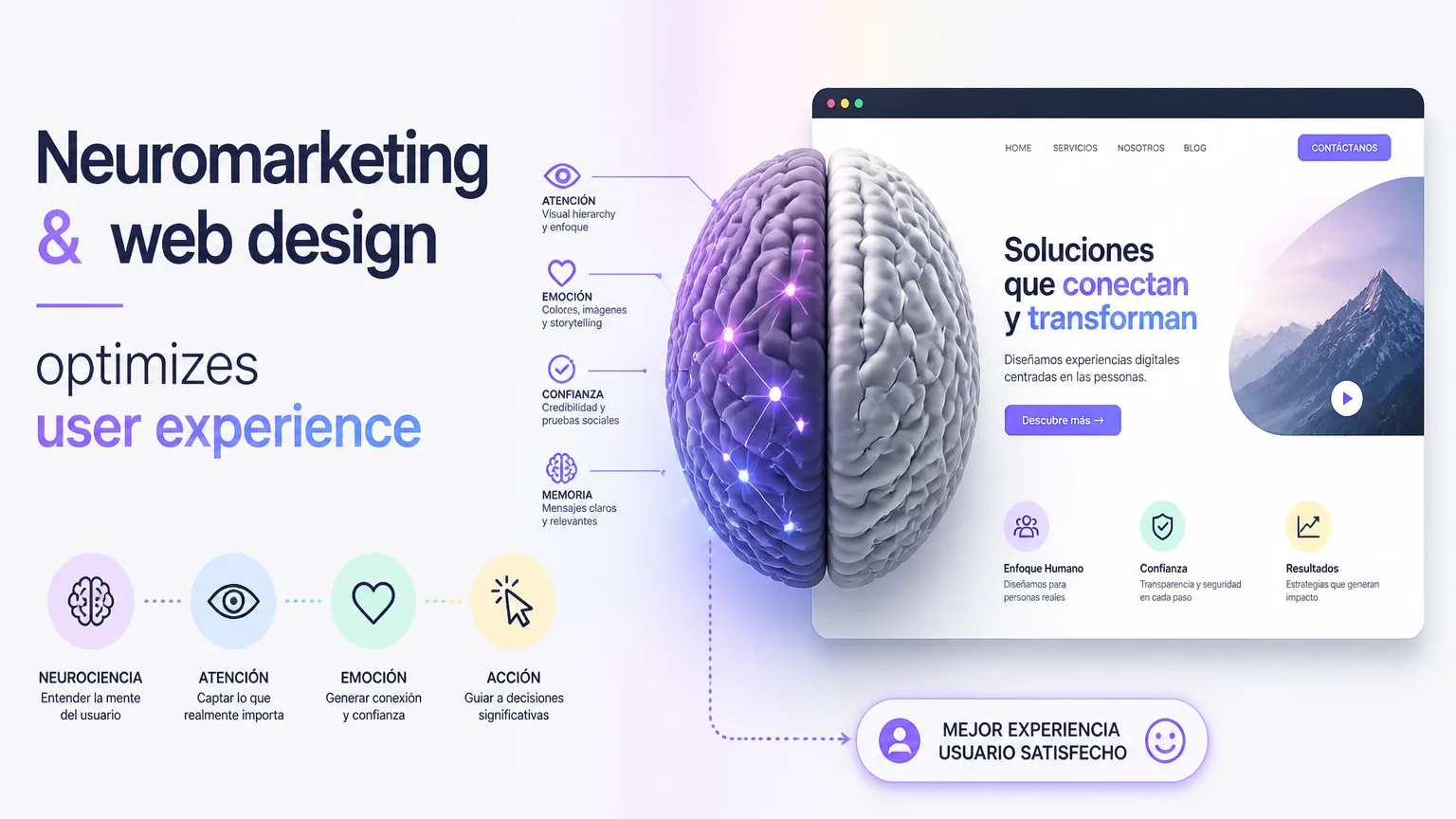 Neuromarketing & web design optimizes user experience
