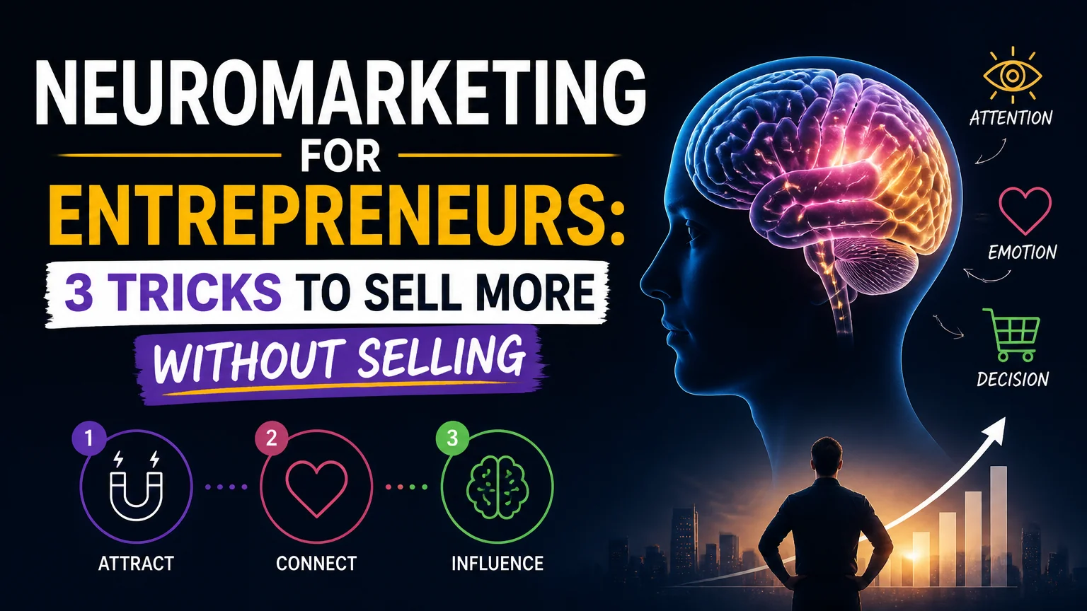 Neuromarketing for entrepreneurs: 3 tricks to sell more without selling - techniques persuasion manipulation