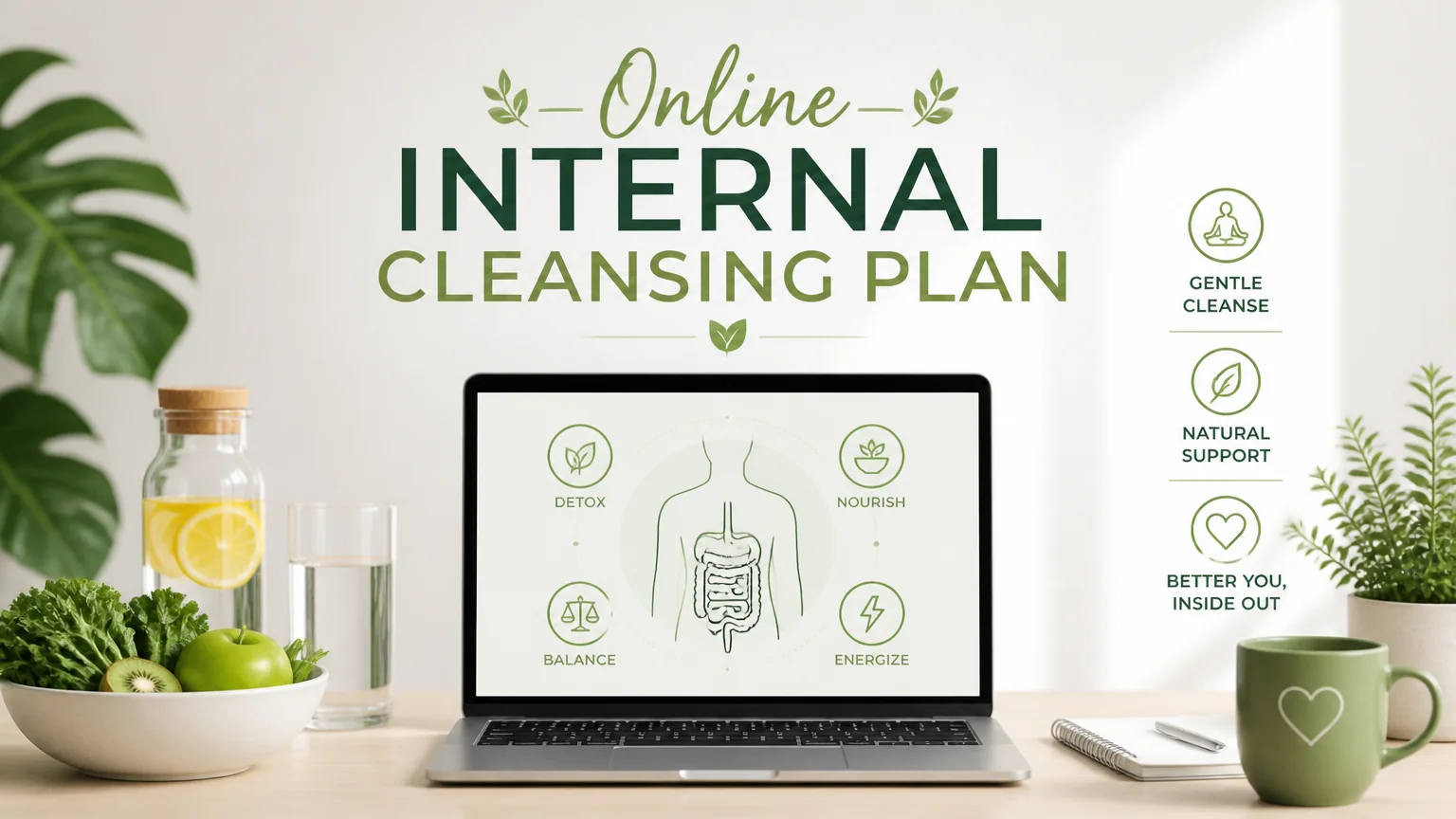 Online internal cleansing plan - nutrition detox