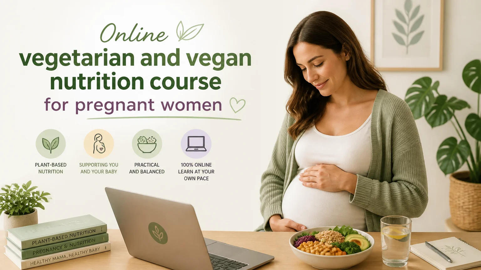 Online vegetarian and vegan nutrition course for pregnant women - nutrition vegetarian