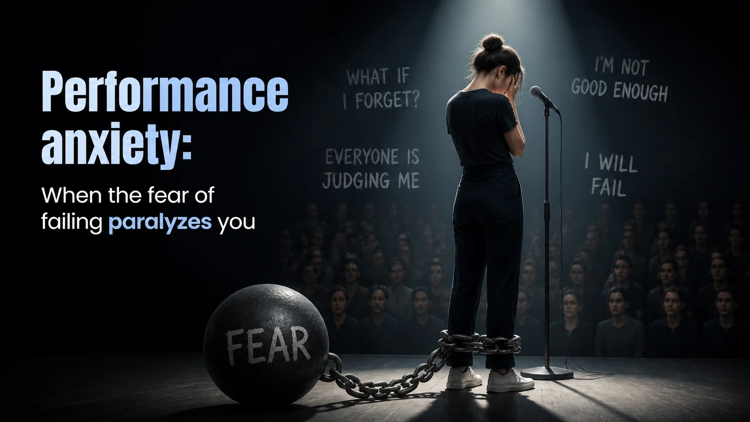 Performance anxiety: when the fear of failing paralyzes you - syndrome impostor