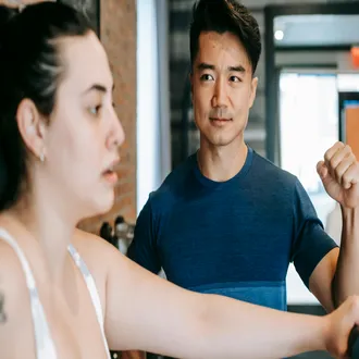 Personal trainer specializing in rehabilitation and injuries