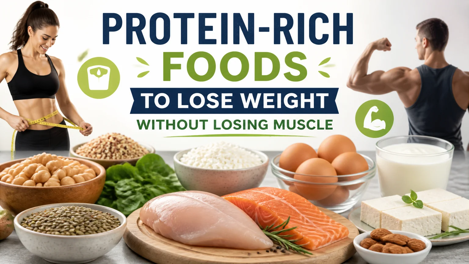 Protein-rich foods to lose weight without losing muscle - nutrition weight loss