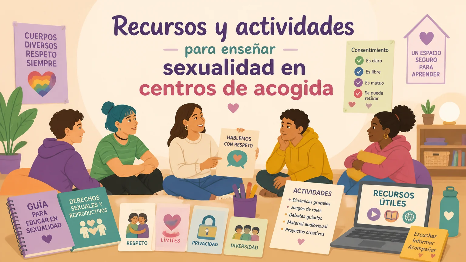 Resources and activities for teaching sexuality in shelter settings