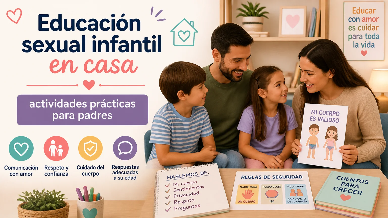 Sex education for children at home: practical activities for parents