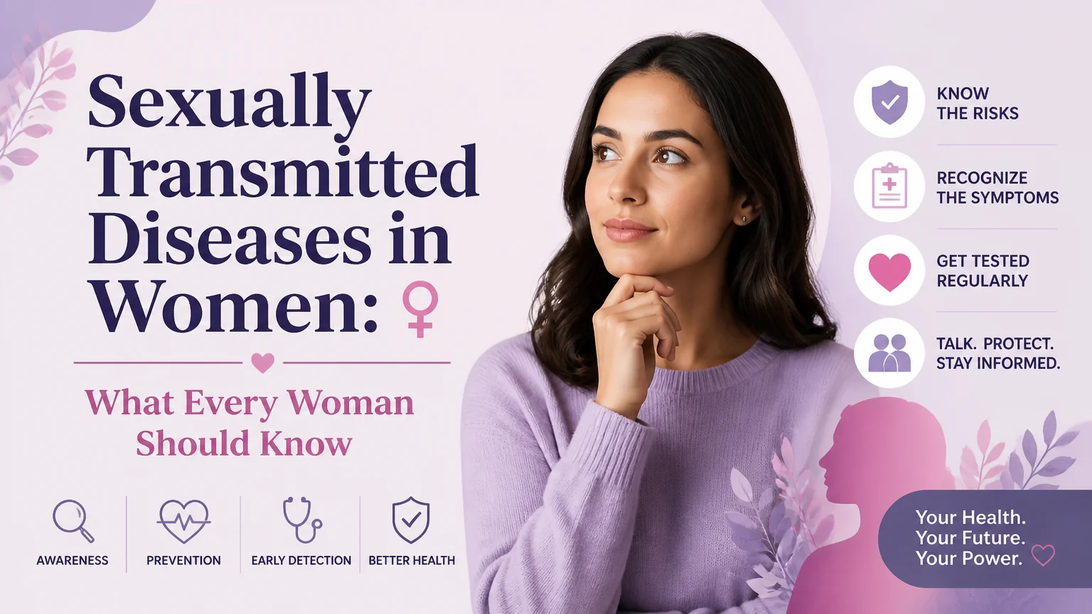 Sexually transmitted diseases in women: what every woman should know - sexual diseases