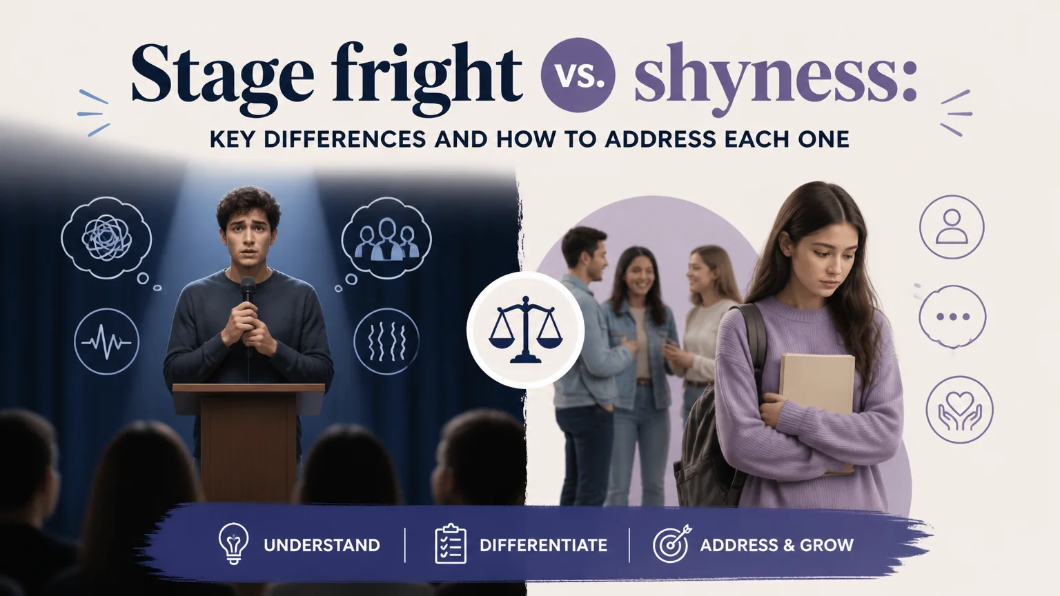 Stage fright vs. shyness: key differences and how to address each one - overcoming stage fright