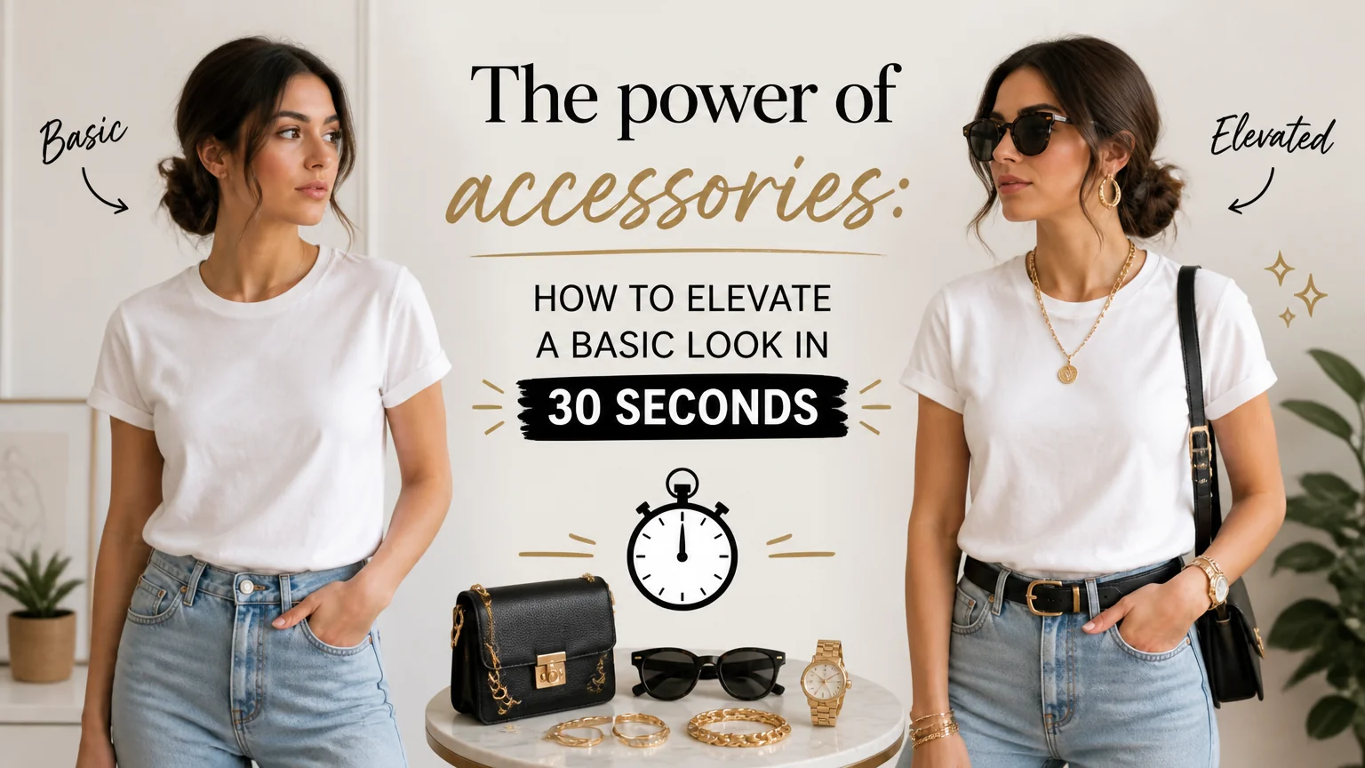 The power of accessories: how to elevate a basic look in 30 seconds