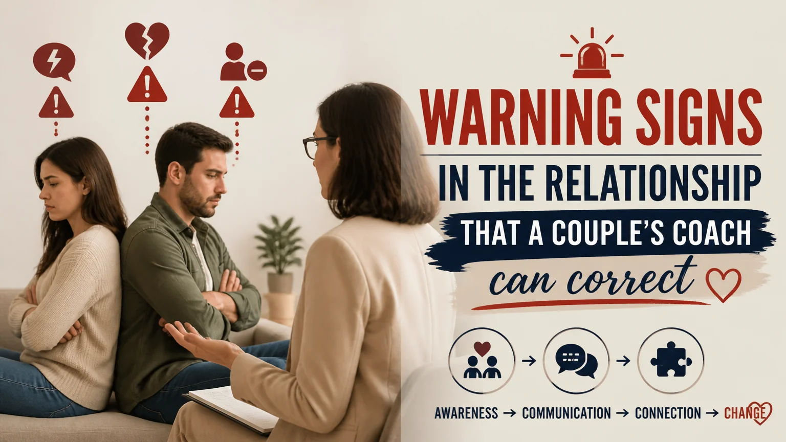 Warning signs in the relationship that a couple