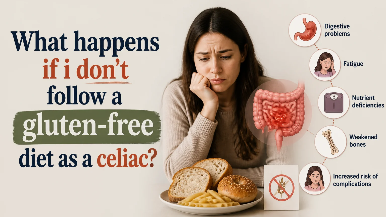 What happens if i don't follow a gluten-free diet as a celiac? - nutrition celiac